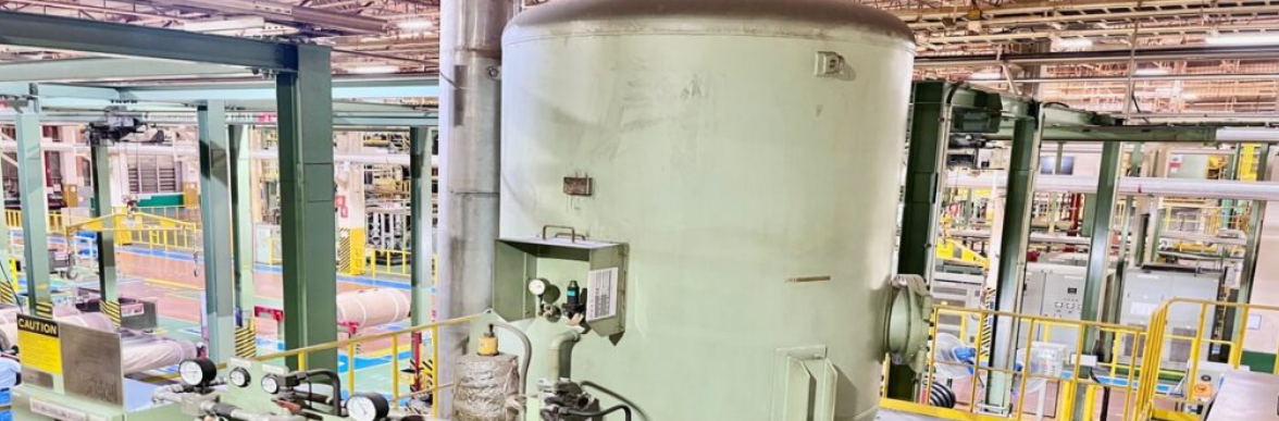 Industrial compressor station