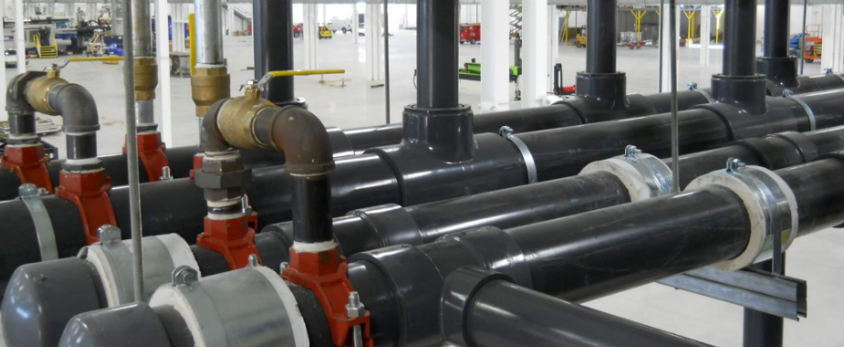 Industrial facility piping