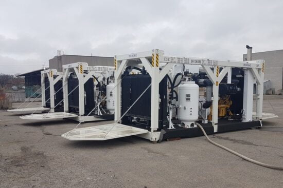 Oil-lubricated compressor