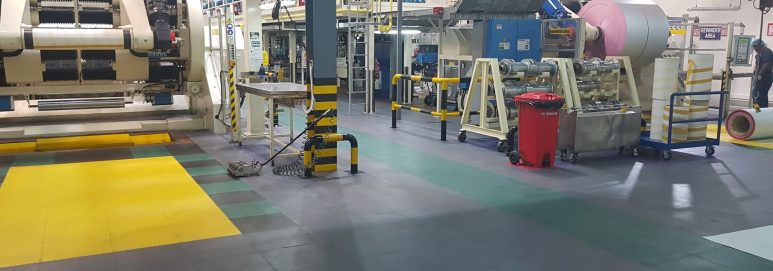 Manufacturing plant floor
