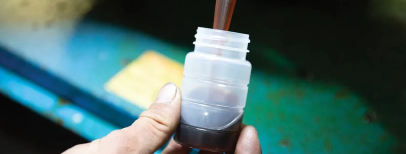 Oil sample analysis
