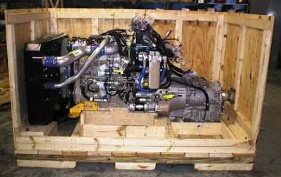 Wooden crate packaging