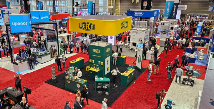 Aerial shot of AHR Expo floor