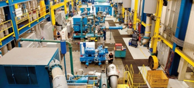 Industrial piping layout