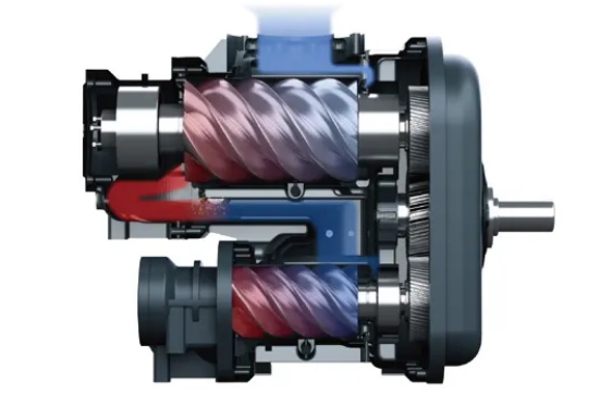 Two-stage compression